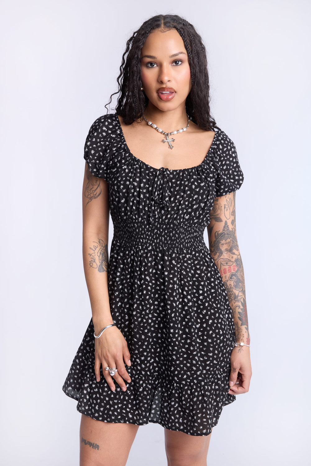 Tiered Rayon Dress Tiered Rayon Dress