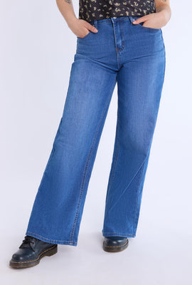 High-Rise Wide Leg Jeans