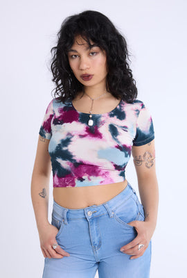 Double Ring Cropped Tee