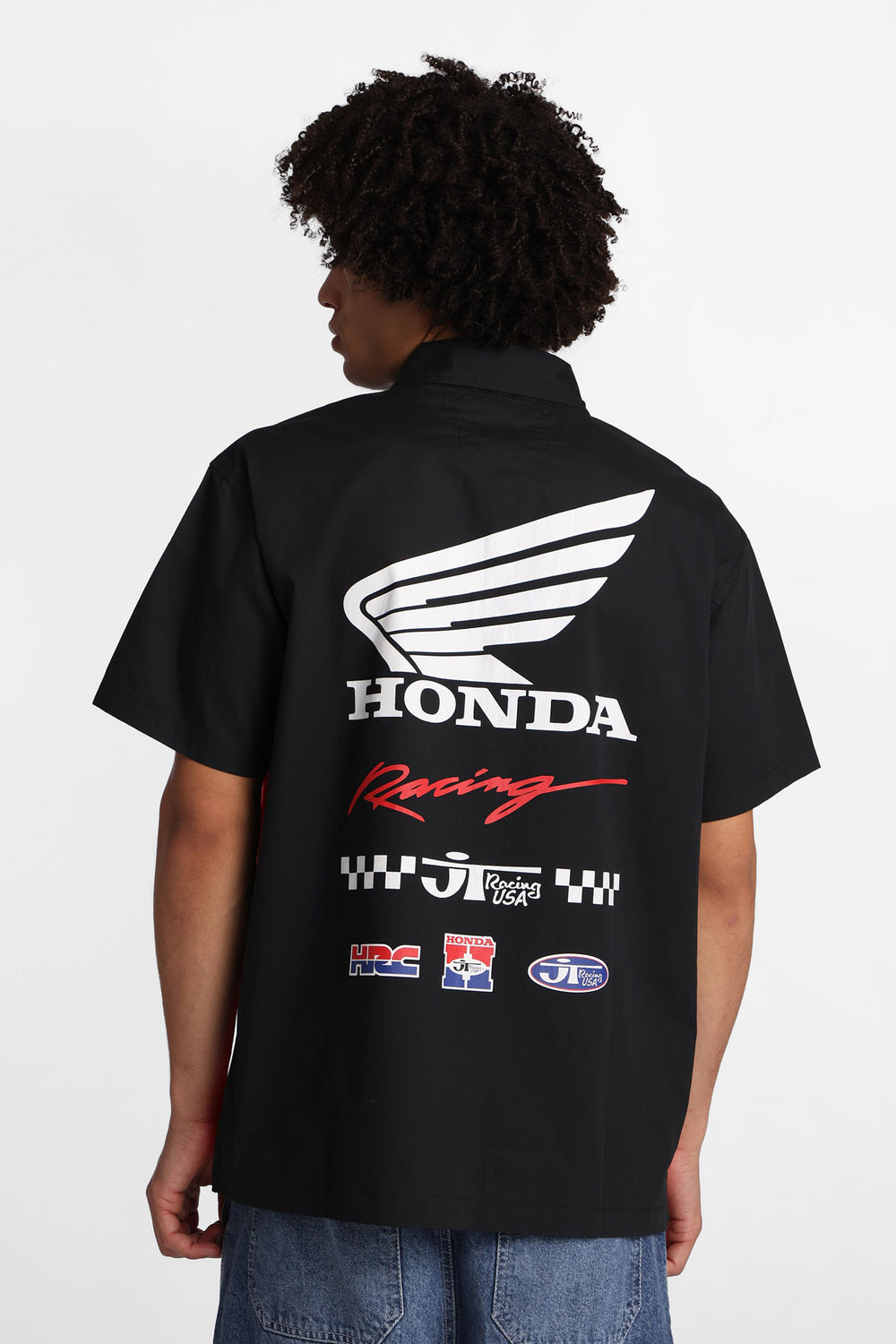 Honda Racing Button-Up Work Shirt Honda Racing Button-Up Work Shirt