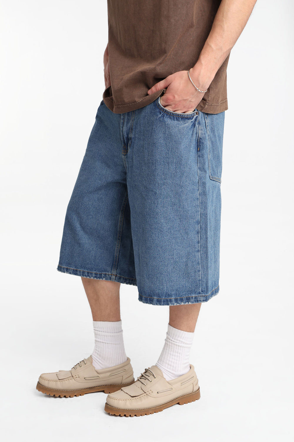 Short en jean ample à écusson Coors Original brodé Short en jean ample à écusson Coors Original brodé