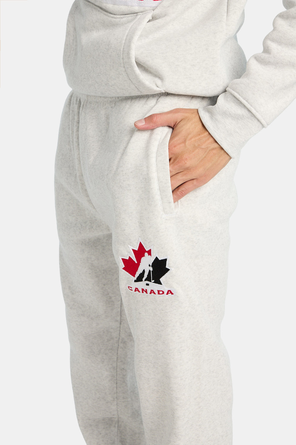 Mens Team Canada Hockey Embroidered Sweatpant Mens Team Canada Hockey Embroidered Sweatpant