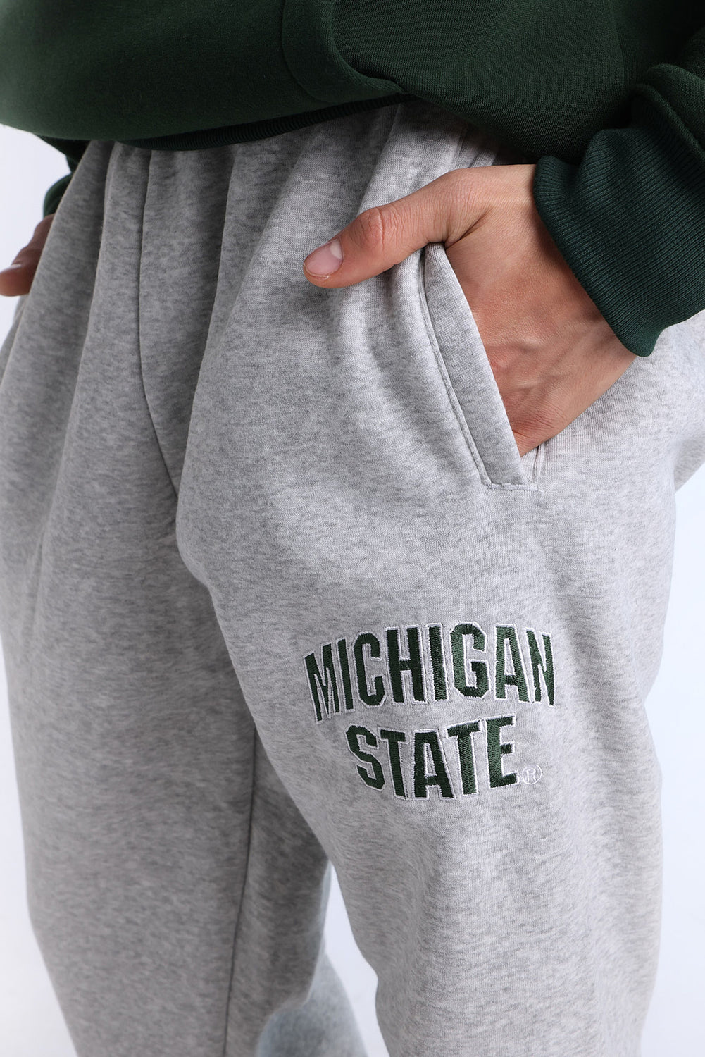 Jogger en molleton brodé Michigan State Spartans Jogger en molleton brodé Michigan State Spartans