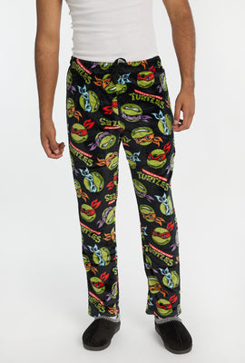 Mens Teenage Mutant Ninja Turtles Plush Pajama Pant