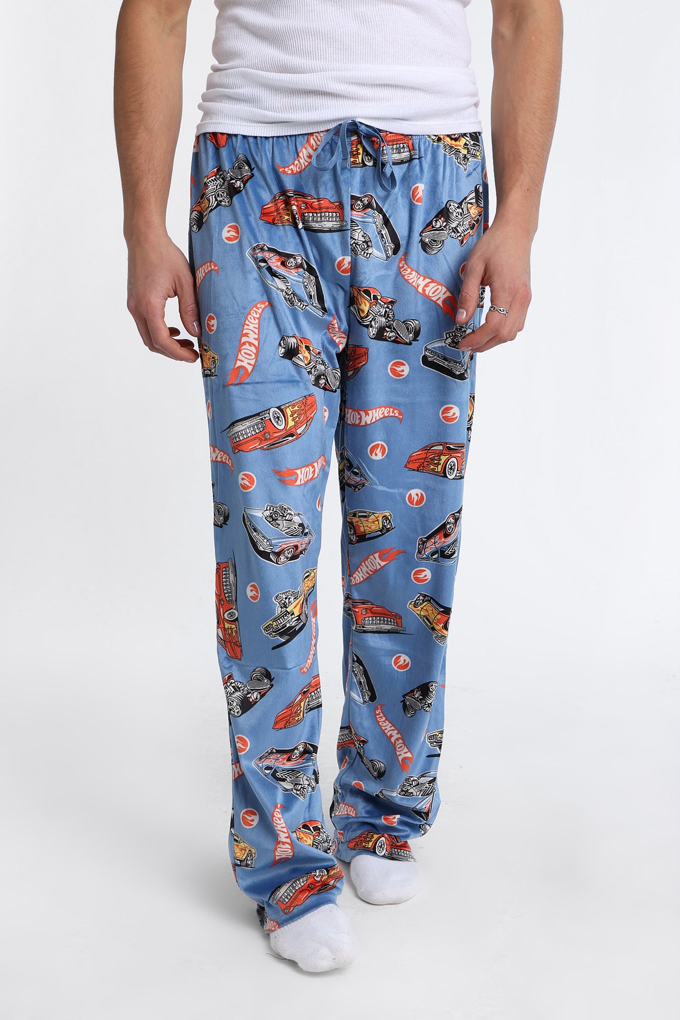 Hot Wheels Silky Fleece Pajama Pants - Blue /