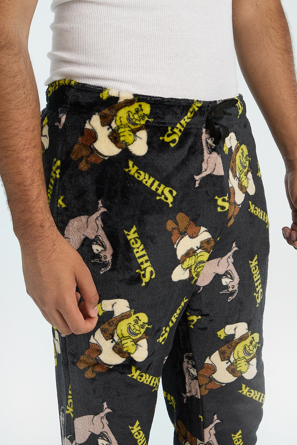 Mens Shrek Plush Pajama Pant Mens Shrek Plush Pajama Pant