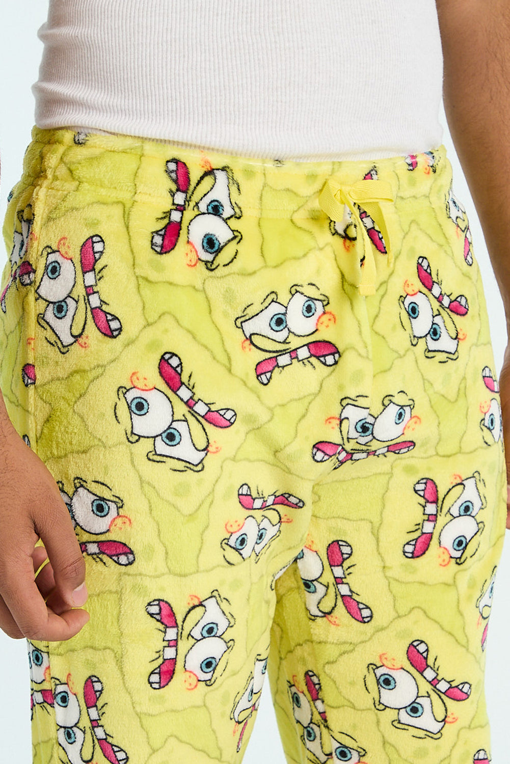 Mens SpongeBob Plush Pajama Pant Mens SpongeBob Plush Pajama Pant