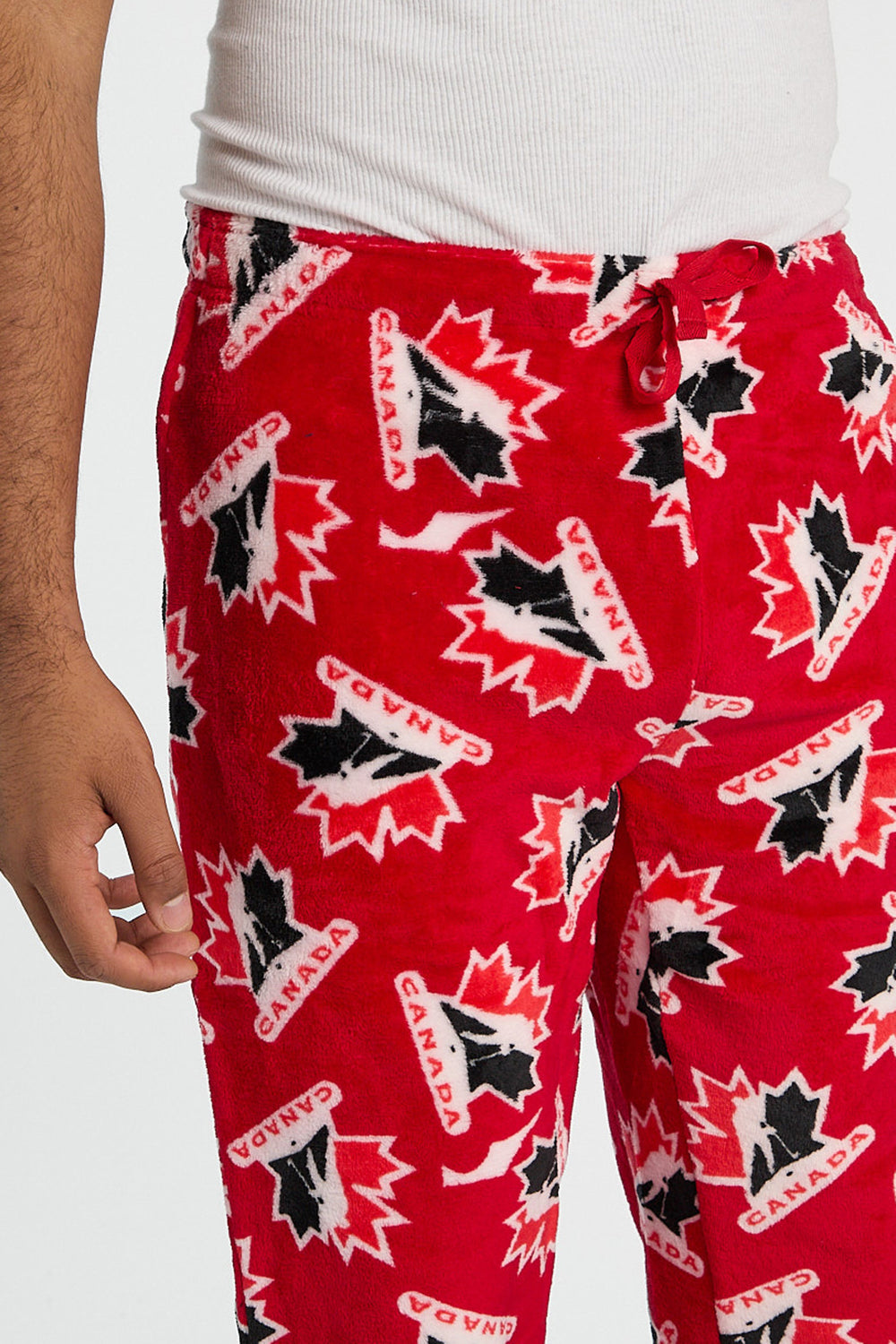 Pantalon de pyjama en peluche Team Canada Hockey homme Pantalon de pyjama en peluche Team Canada Hockey homme