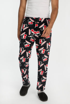 Pantalon de pyjama en peluche Team Canada Hockey homme