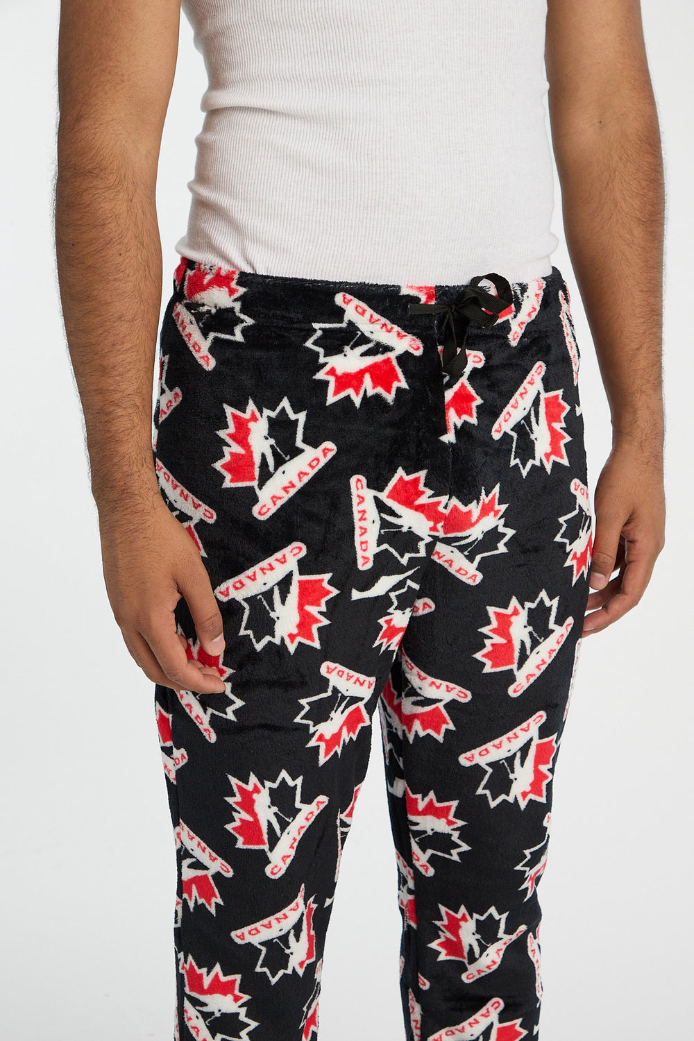 Pantalon de pyjama en peluche Team Canada Hockey homme Pantalon de pyjama en peluche Team Canada Hockey homme