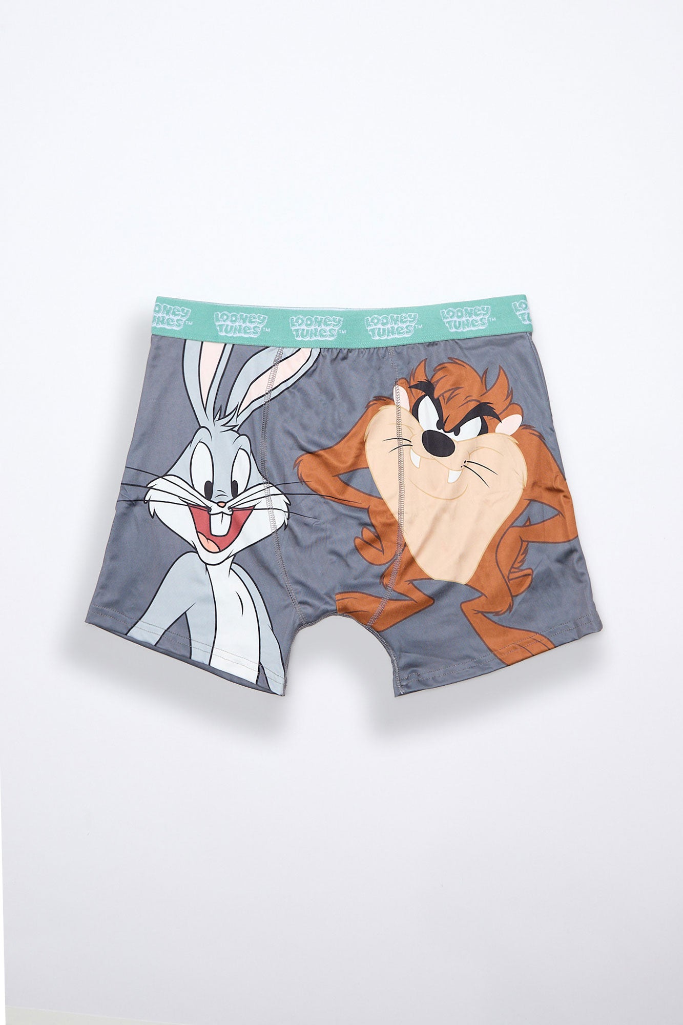 Looney Tunes Bugs Bunny & Taz Boxer Brief - Charcoal /