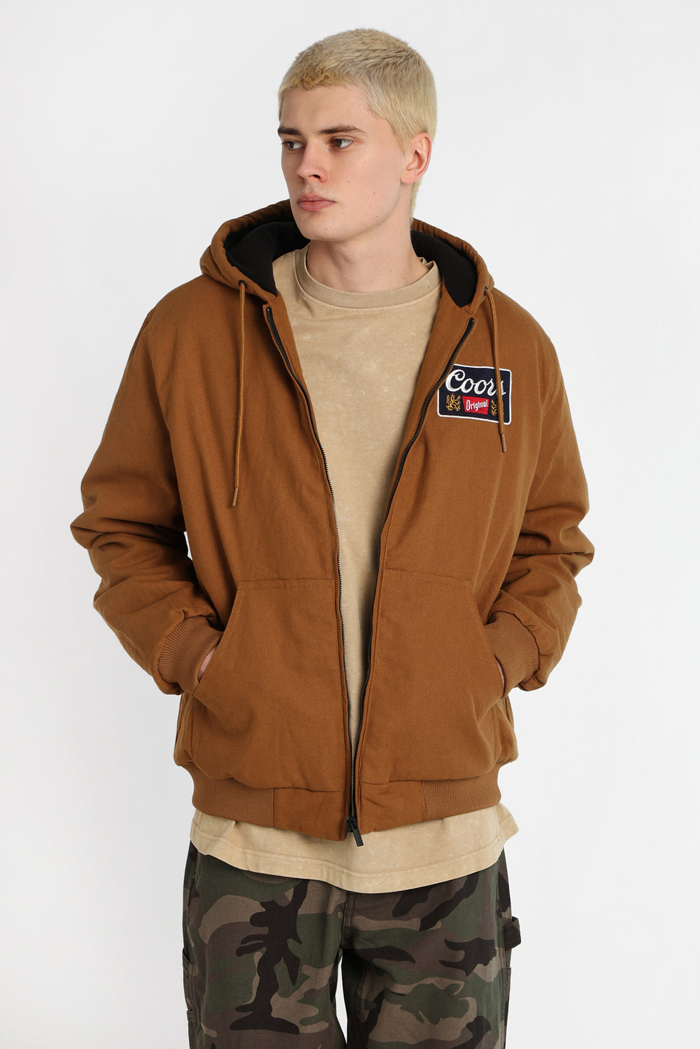 Coors Cotton-Canvas Hooded Workwear Jacket Coors Cotton-Canvas Hooded Workwear Jacket