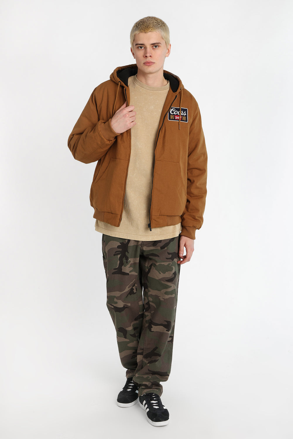 Coors Cotton-Canvas Hooded Workwear Jacket Coors Cotton-Canvas Hooded Workwear Jacket