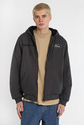 Ford Motor Co. Cotton-Canvas Hooded Workwear Jacket