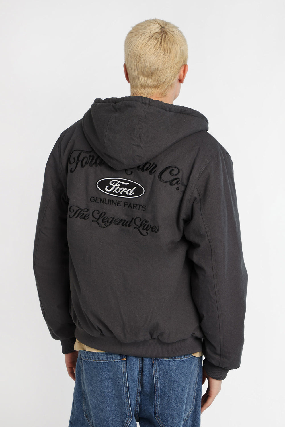 Ford Motor Co. Cotton-Canvas Hooded Workwear Jacket Ford Motor Co. Cotton-Canvas Hooded Workwear Jacket