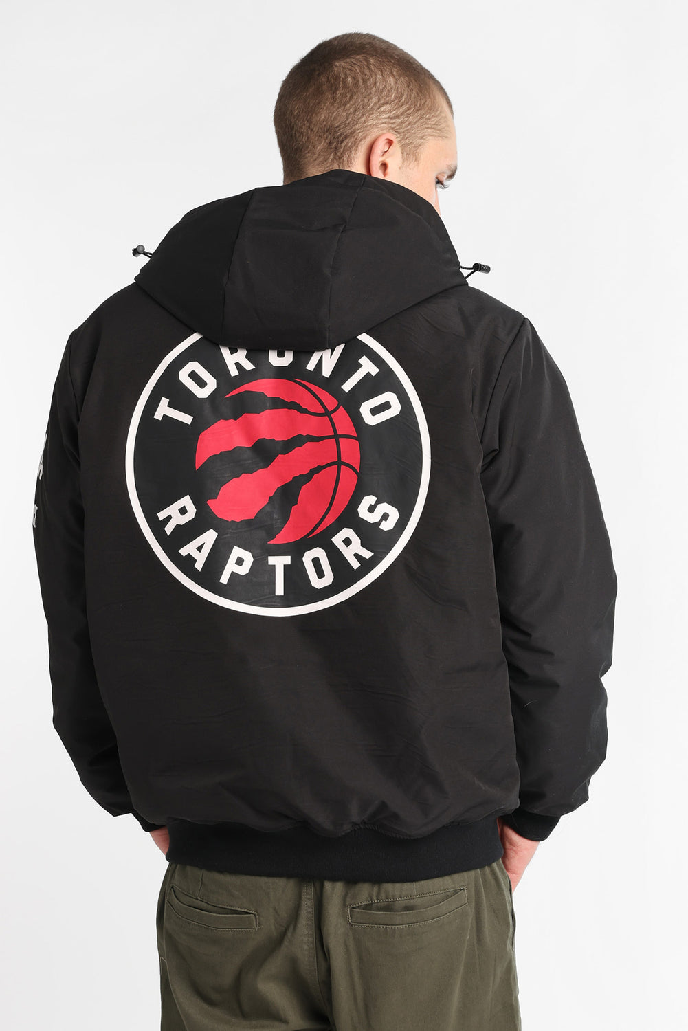 Toronto Raptors Hooded Bomber Jacket Toronto Raptors Hooded Bomber Jacket