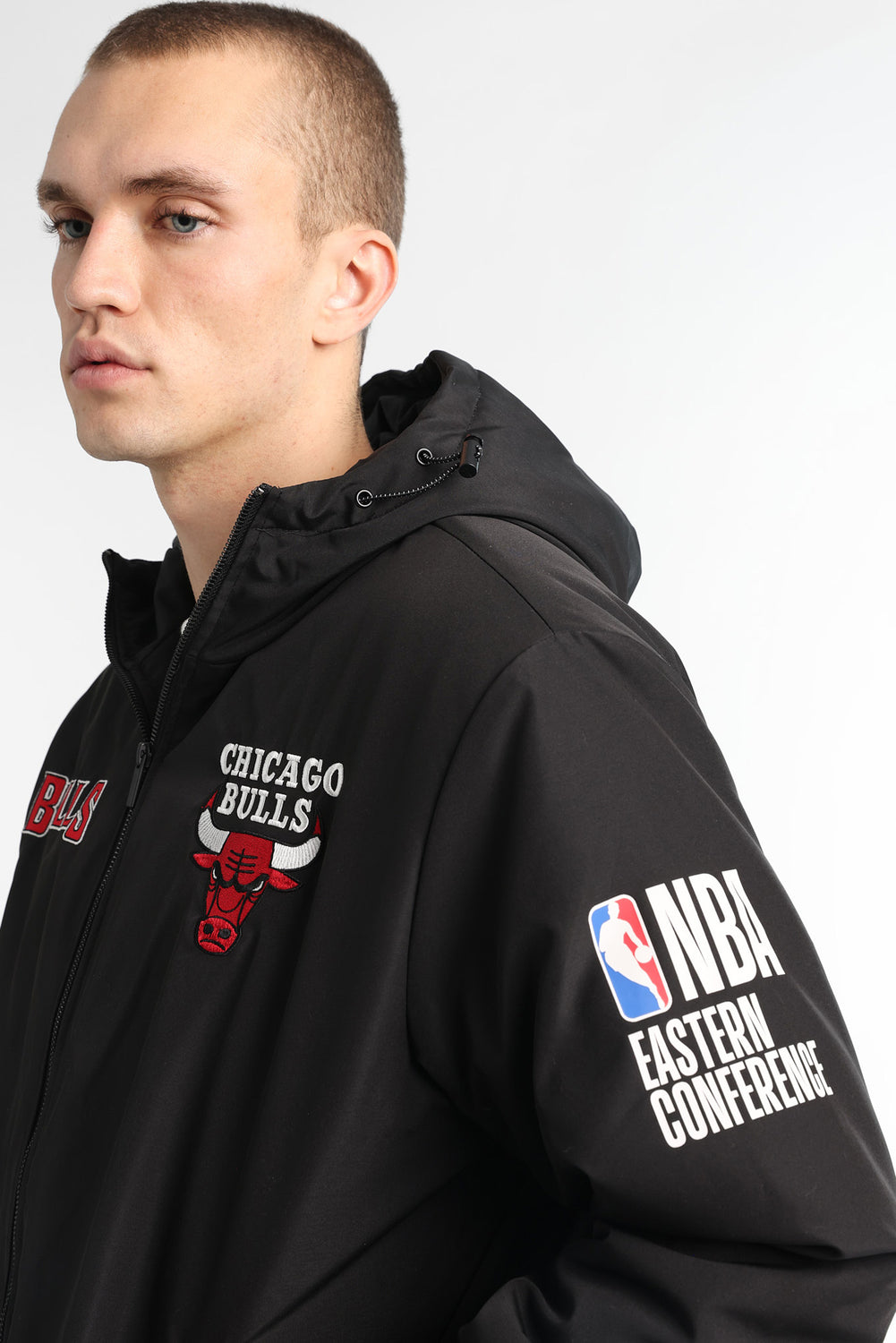 Chicago Bulls Hooded Bomber Jacket Chicago Bulls Hooded Bomber Jacket