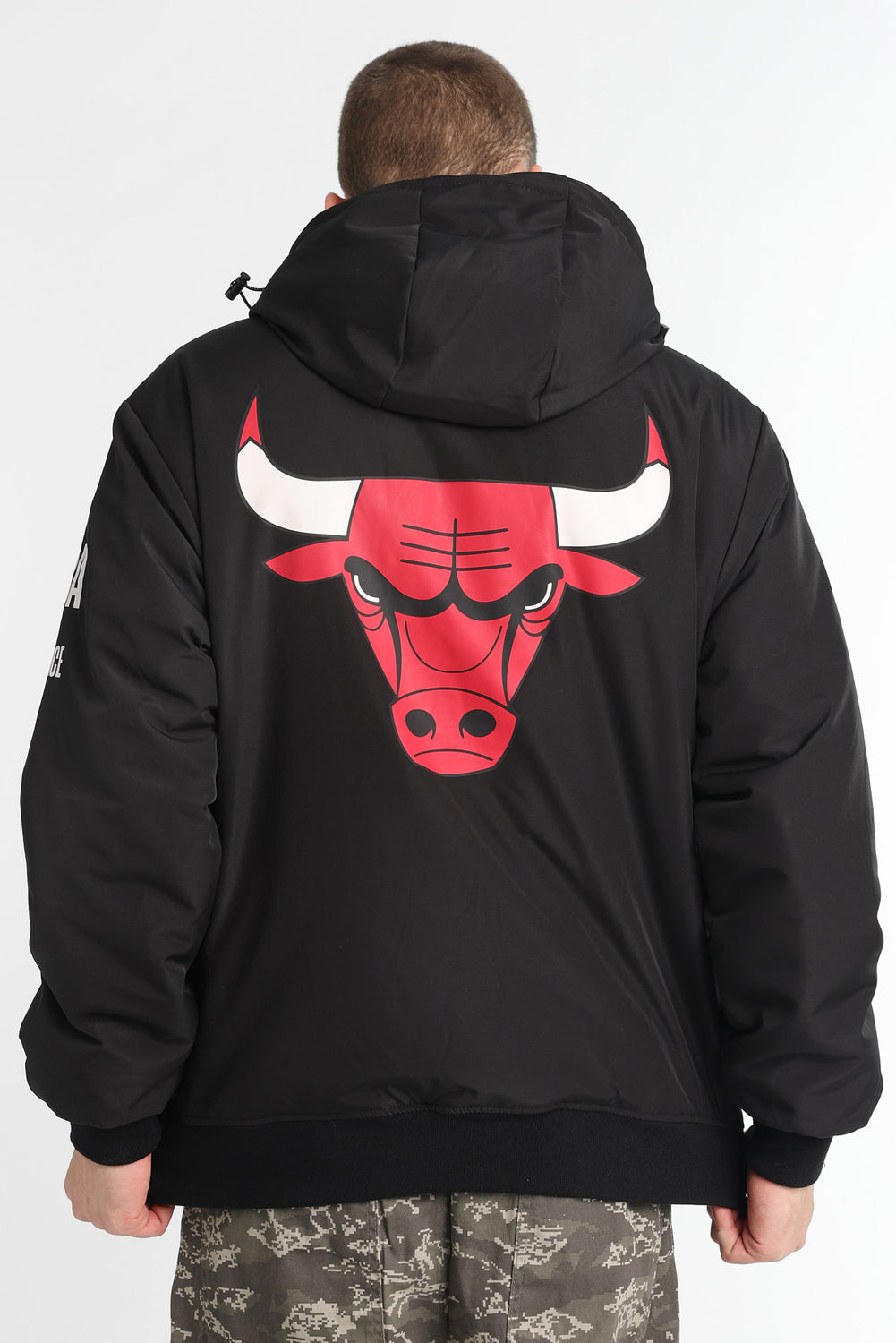 Chicago Bulls Hooded Bomber Jacket Chicago Bulls Hooded Bomber Jacket