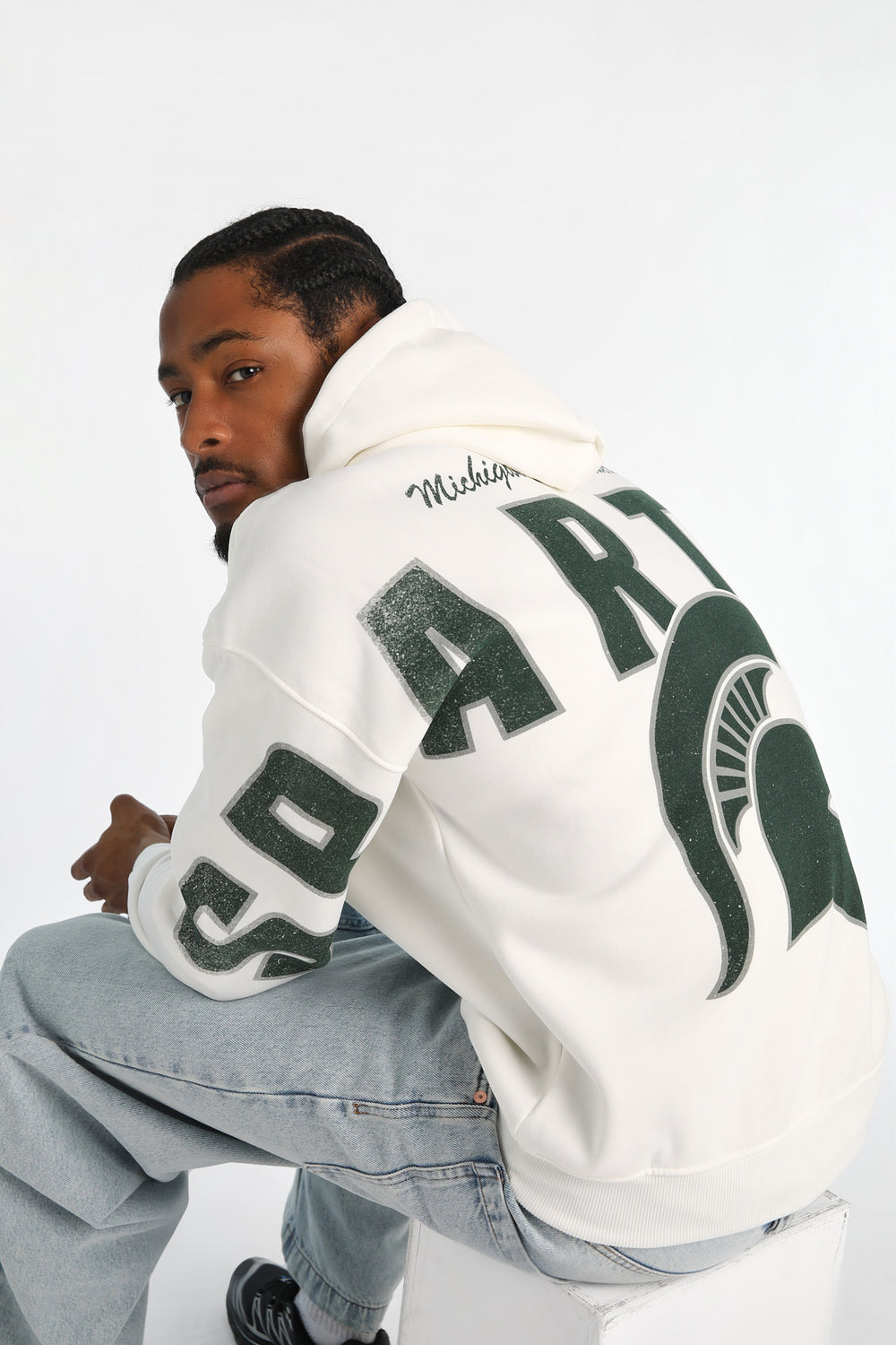 Michigan State University Spartans Back Print Hoodie Michigan State University Spartans Back Print Hoodie