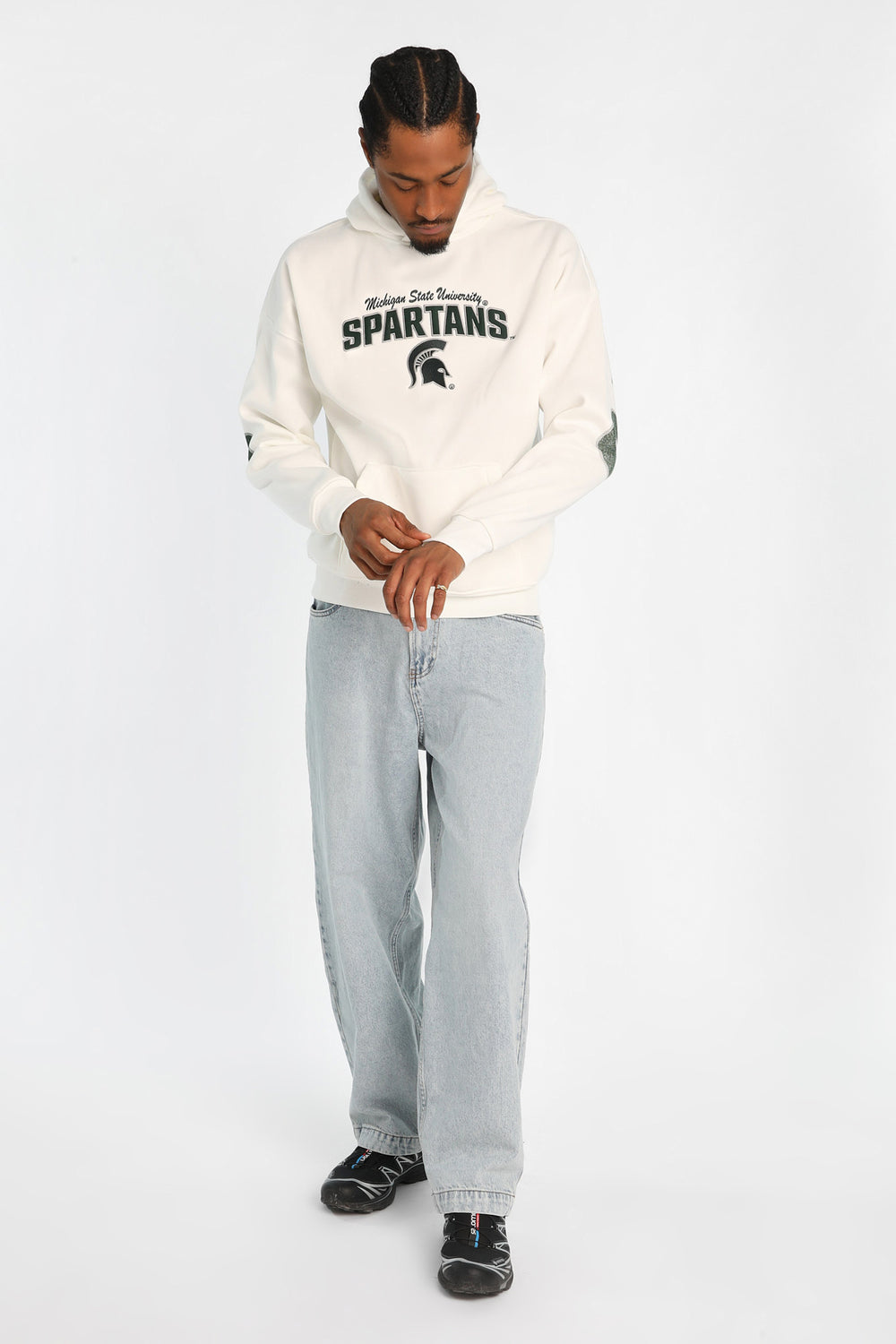 Michigan State University Spartans Back Print Hoodie Michigan State University Spartans Back Print Hoodie