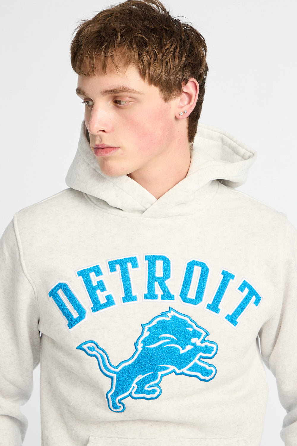 Detroit Lions Chenille Logo Hoodie Detroit Lions Chenille Logo Hoodie
