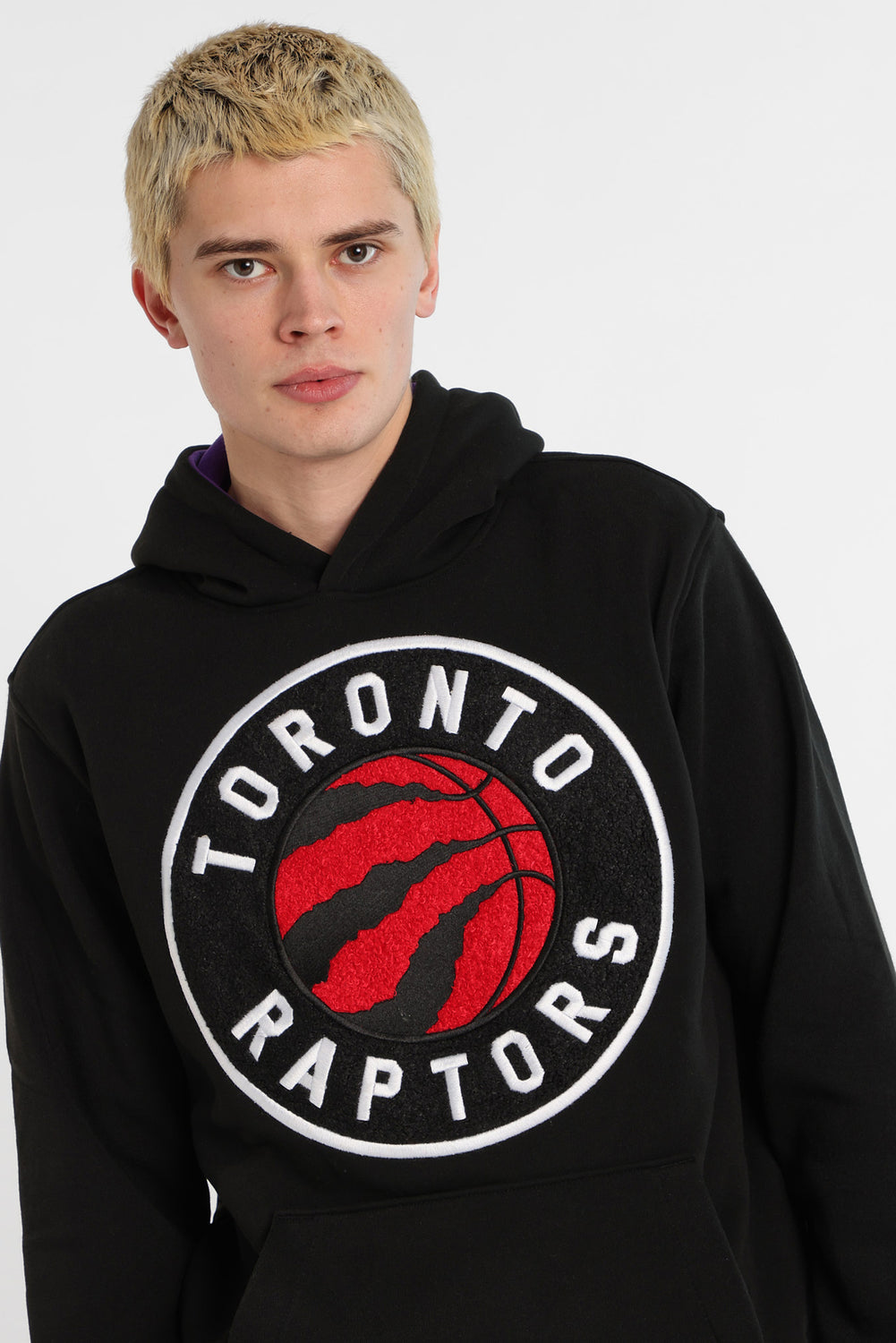 Toronto Raptors Chenille Contrast Hoodie Toronto Raptors Chenille Contrast Hoodie