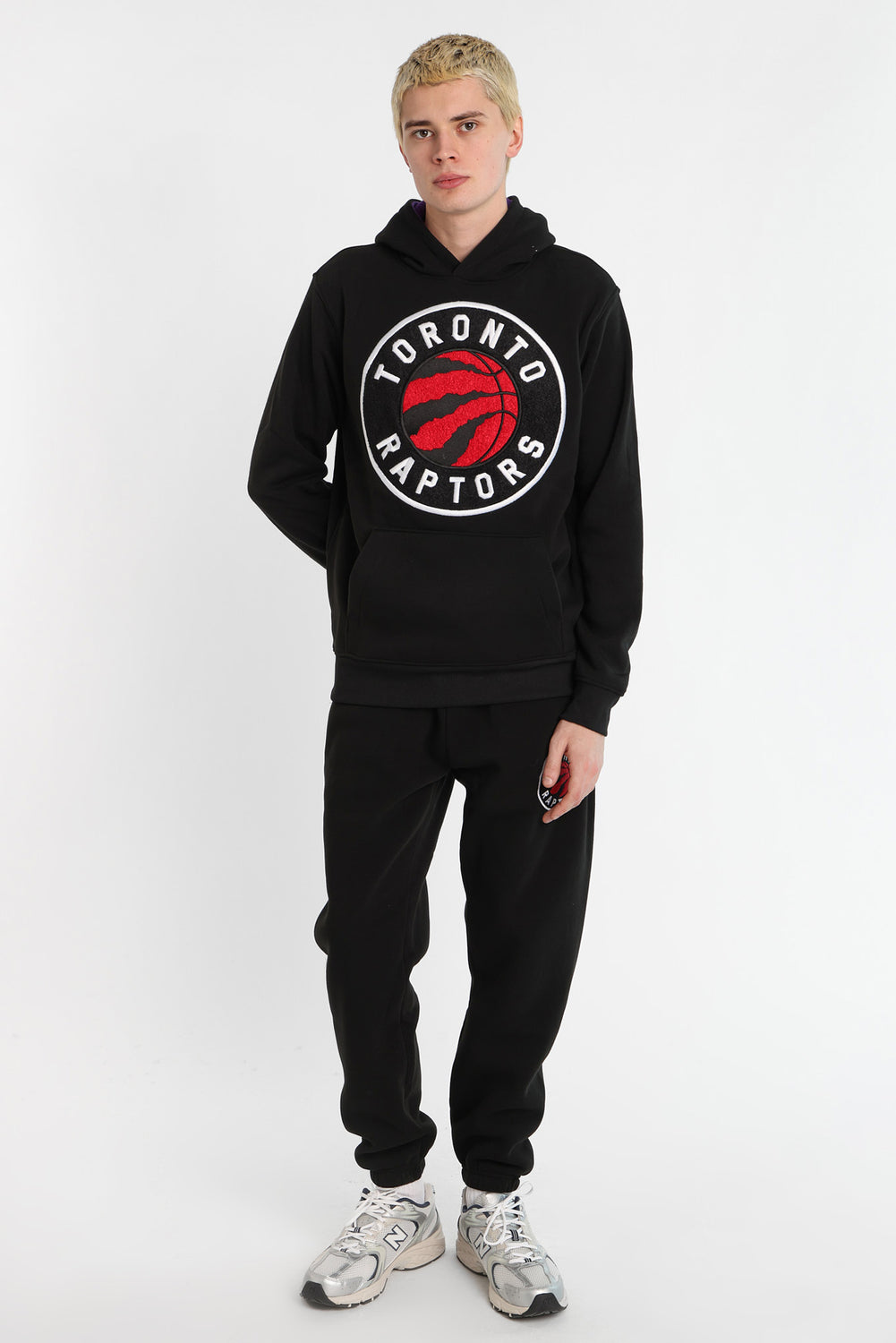 Toronto Raptors Chenille Contrast Hoodie Toronto Raptors Chenille Contrast Hoodie
