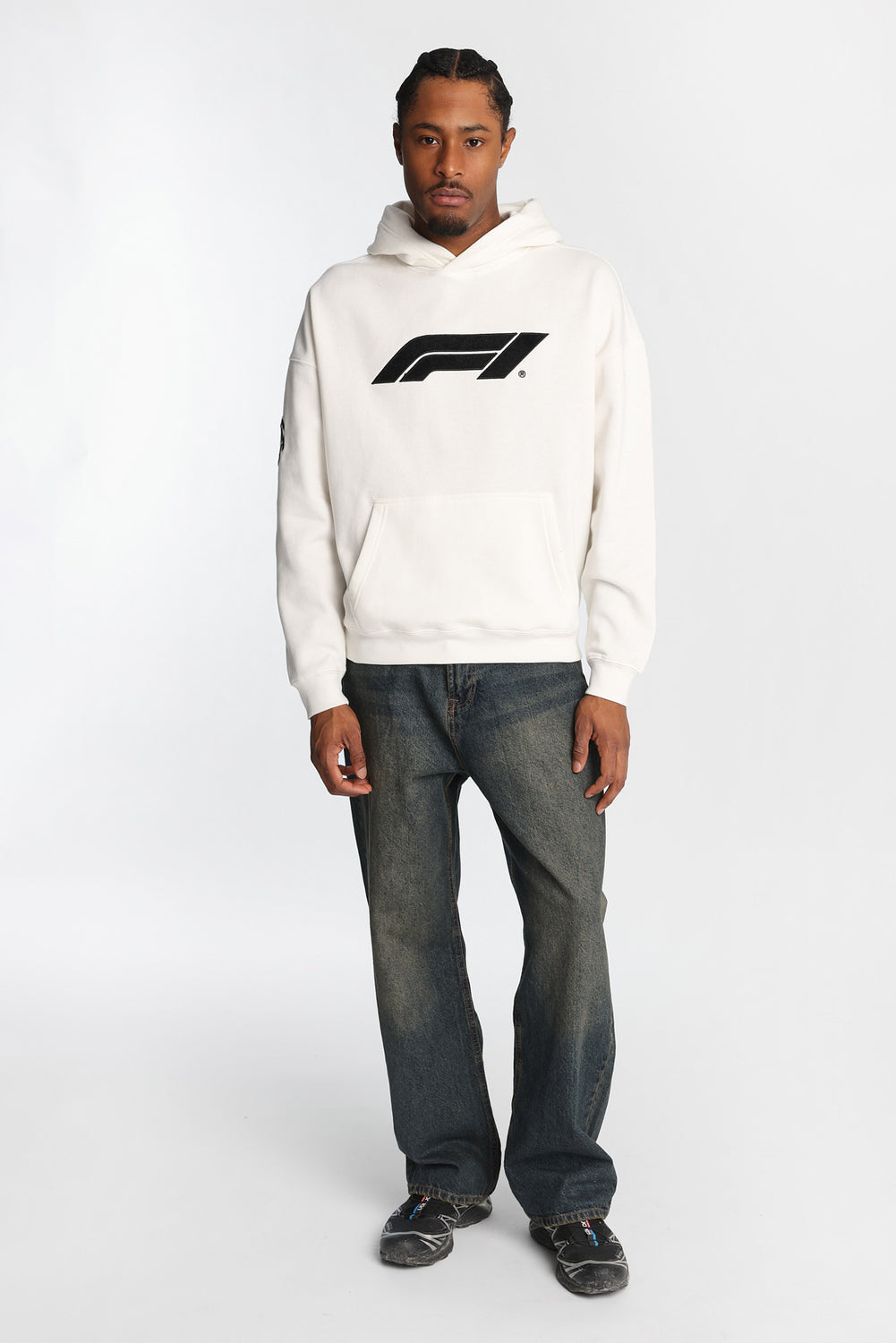 Haut à capuchon logo chenille Formula 1 Haut à capuchon logo chenille Formula 1