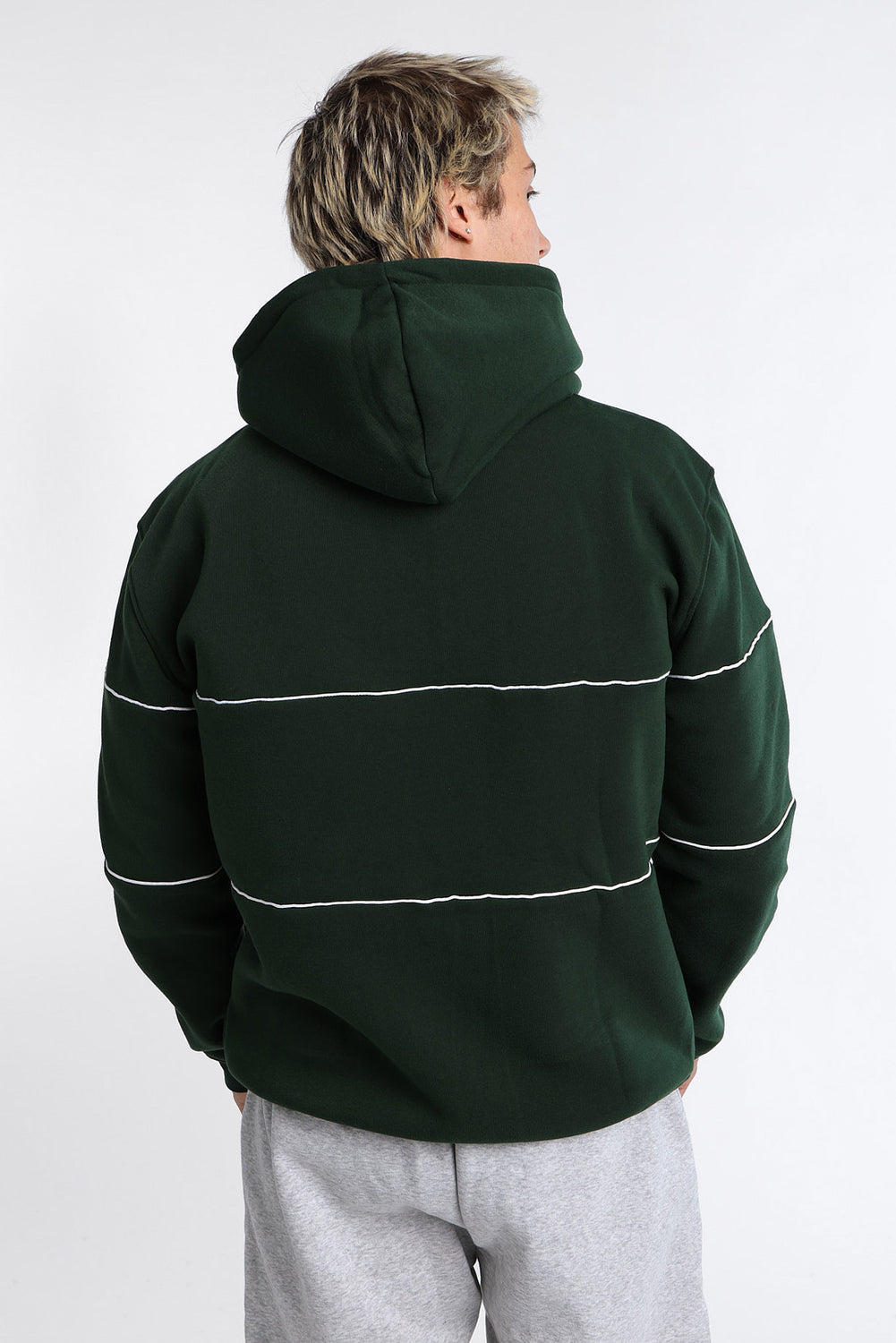 Michigan State Spartans Embroidered Panel Hoodie Michigan State Spartans Embroidered Panel Hoodie