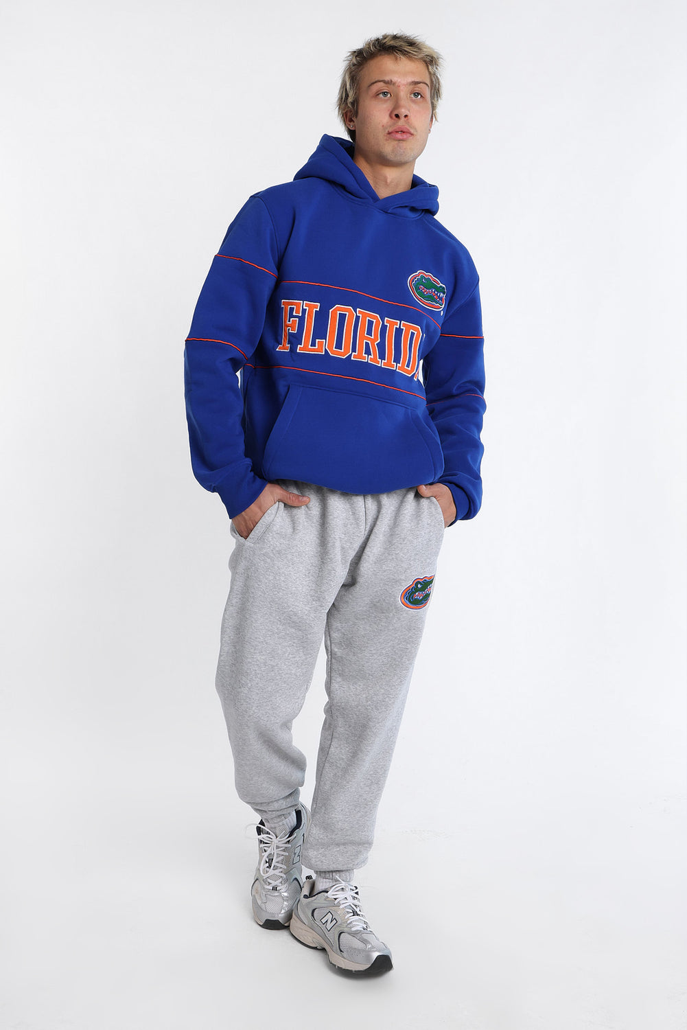 Florida Gators Embroidered Panel Hoodie Florida Gators Embroidered Panel Hoodie