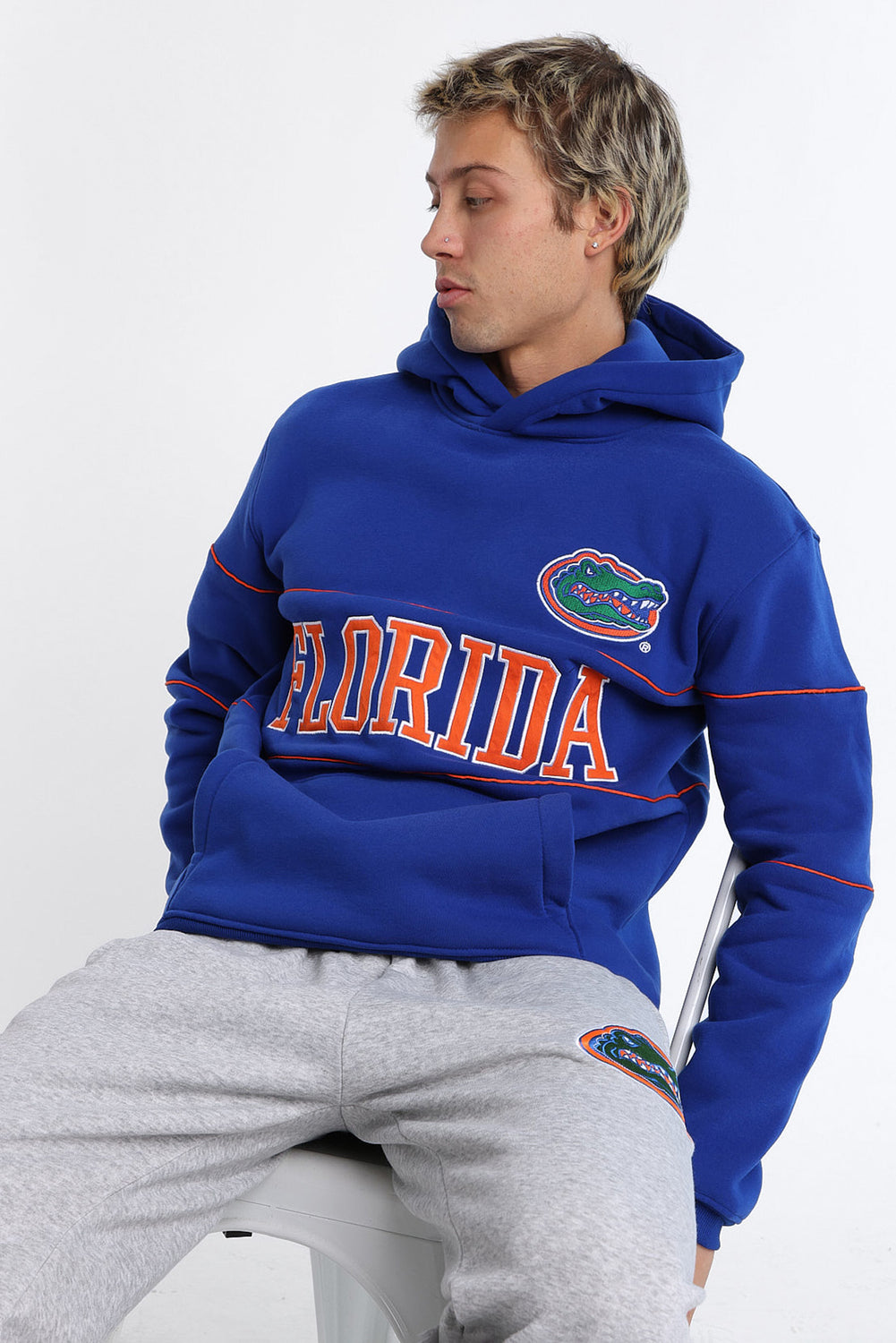 Florida Gators Embroidered Panel Hoodie Florida Gators Embroidered Panel Hoodie