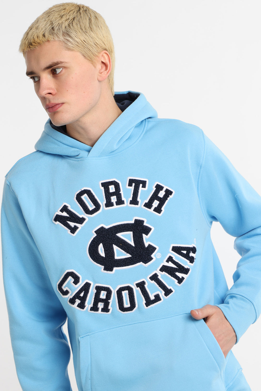 University Of North Carolina Chenille Contrast Hoodie University Of North Carolina Chenille Contrast Hoodie
