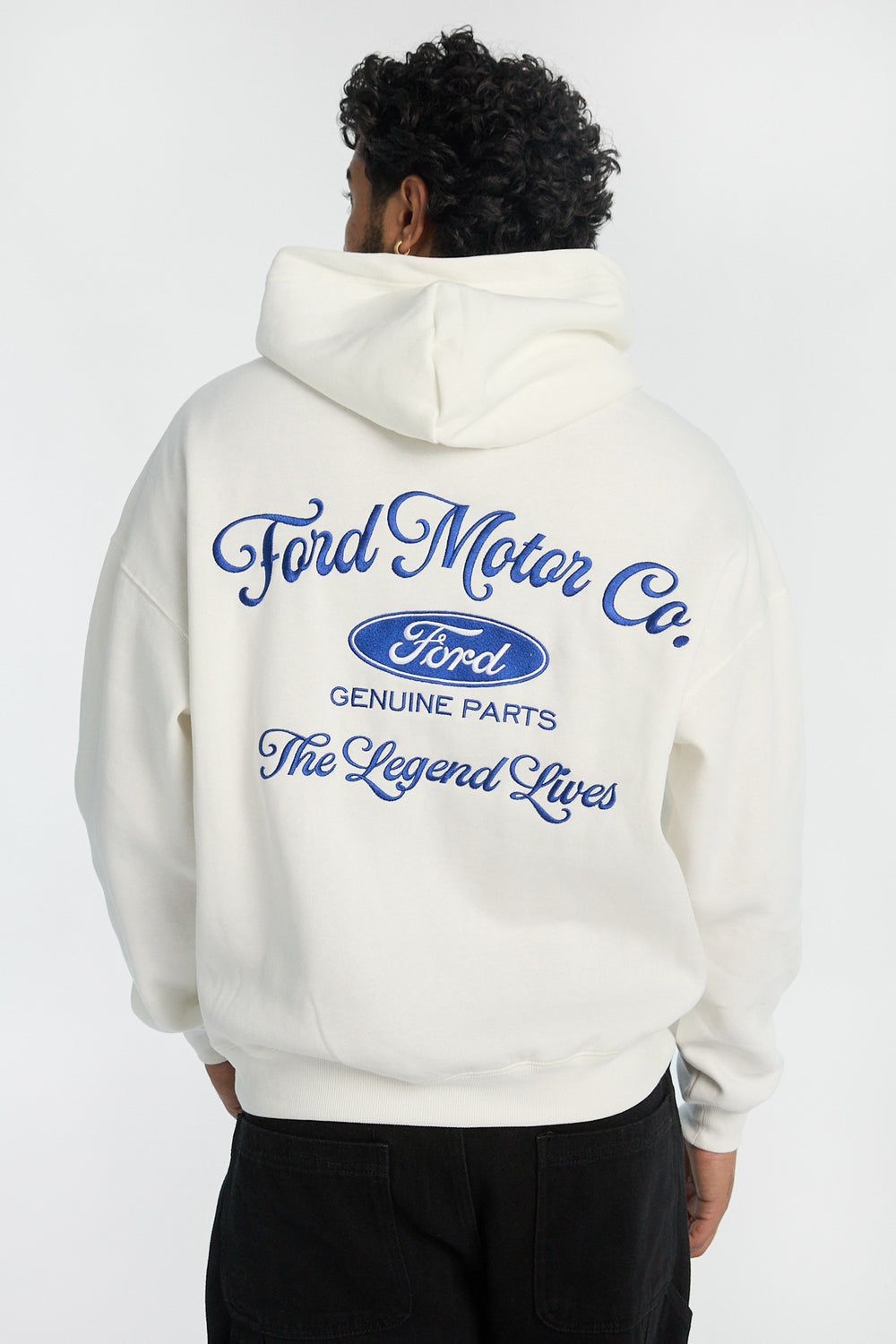 Mens Ford Motor Co. Embroidered Hoodie Mens Ford Motor Co. Embroidered Hoodie