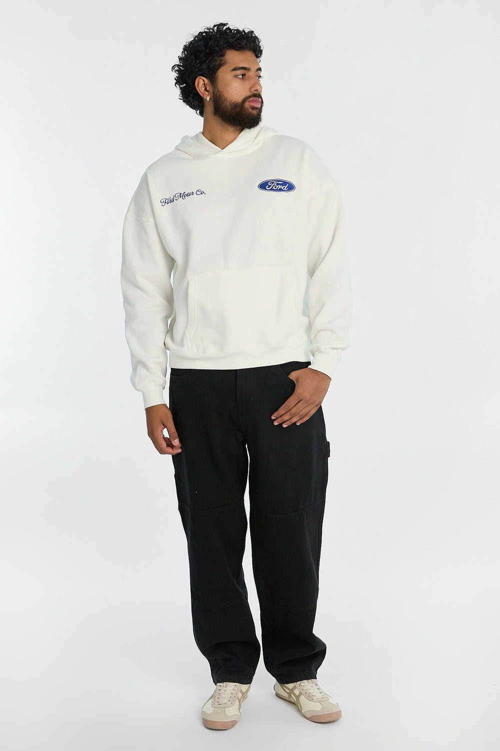 Mens Ford Motor Co. Embroidered Hoodie Mens Ford Motor Co. Embroidered Hoodie