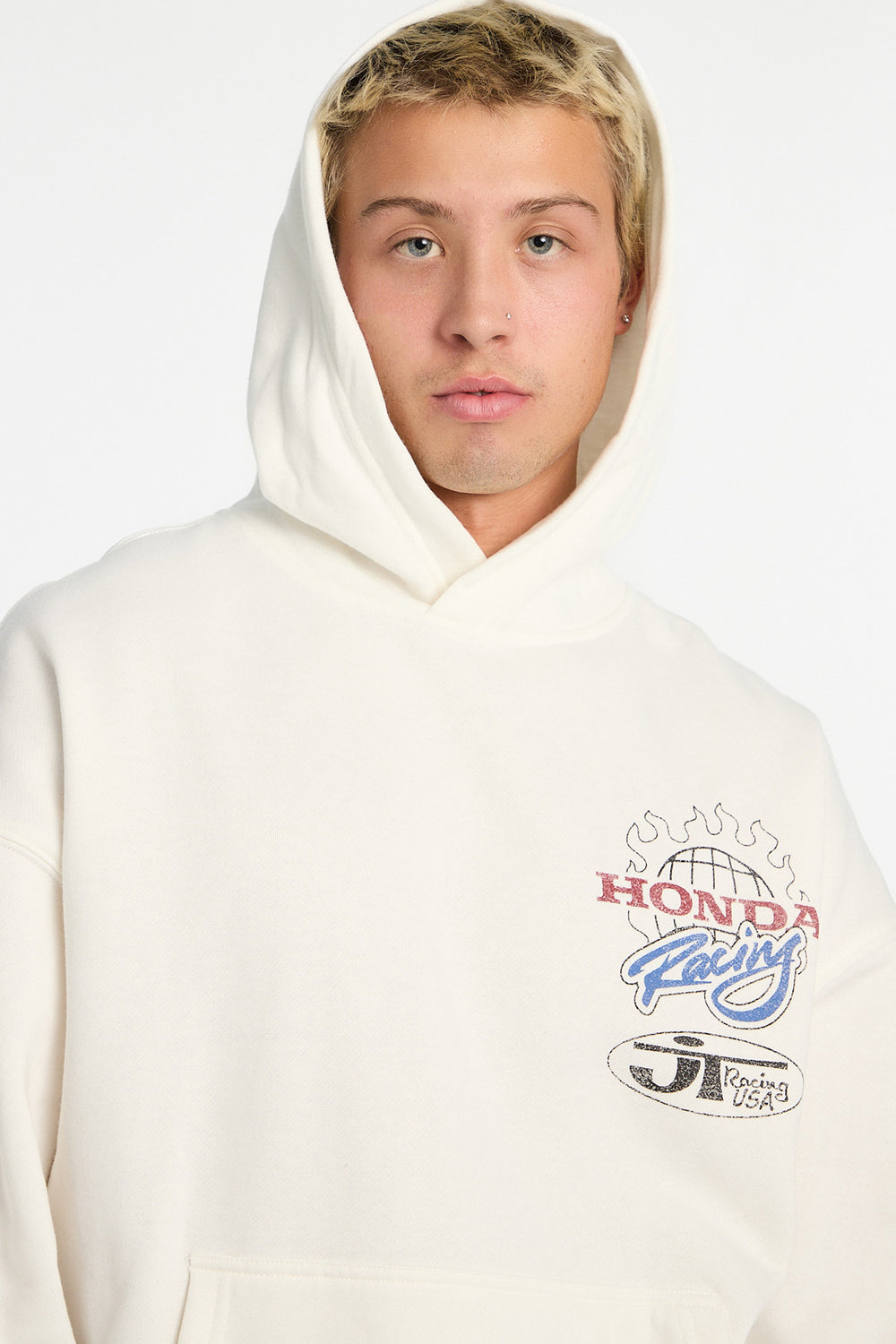 Mens Honda Racing Oversized Hoodie Mens Honda Racing Oversized Hoodie