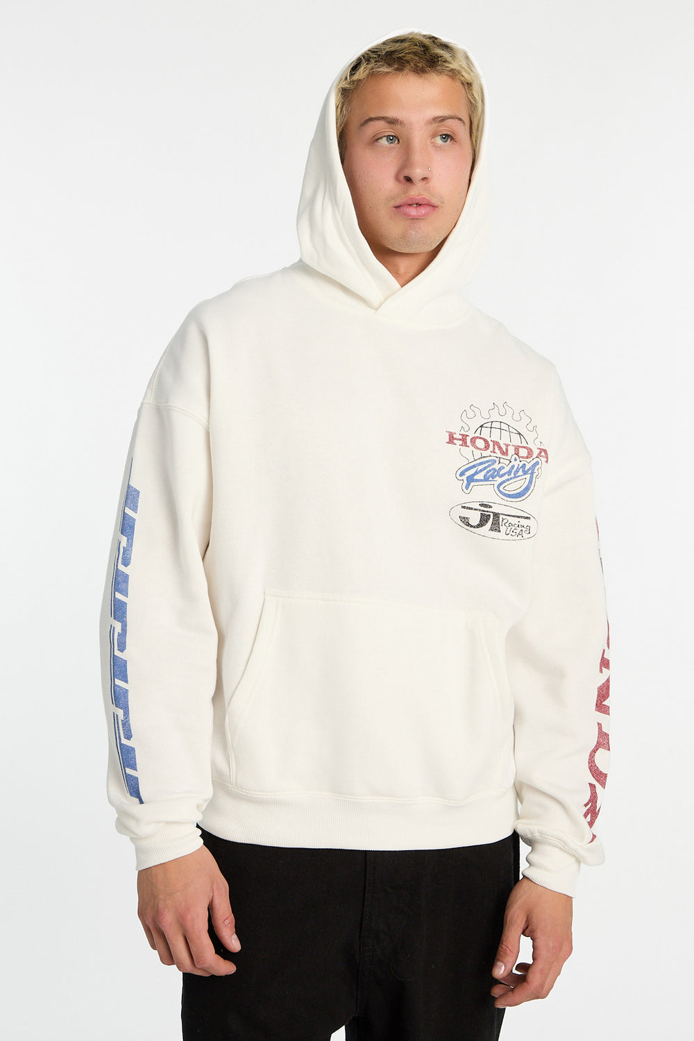 Mens Honda Racing Oversized Hoodie Mens Honda Racing Oversized Hoodie