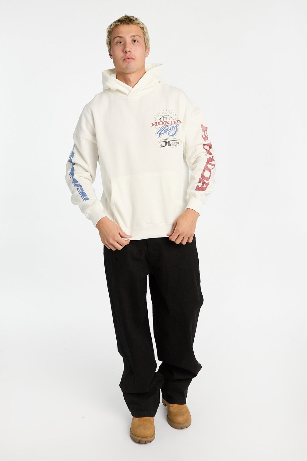 Mens Honda Racing Oversized Hoodie Mens Honda Racing Oversized Hoodie