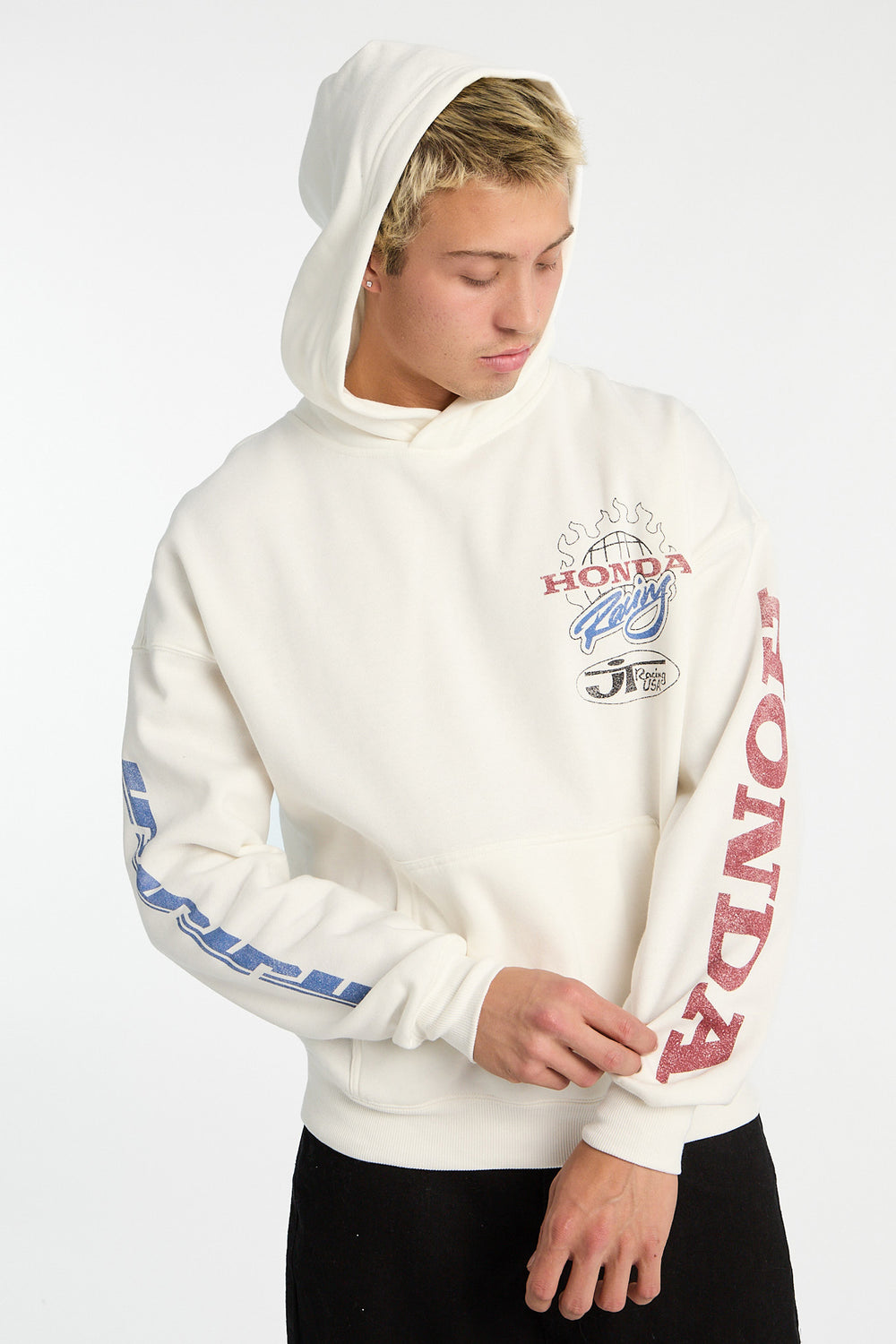 Mens Honda Racing Oversized Hoodie Mens Honda Racing Oversized Hoodie