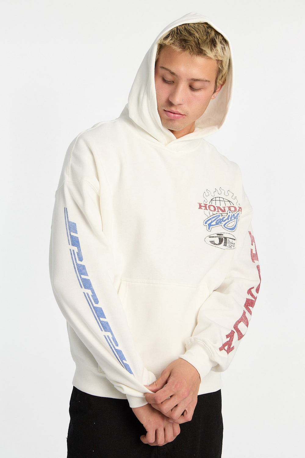 Mens Honda Racing Oversized Hoodie Mens Honda Racing Oversized Hoodie