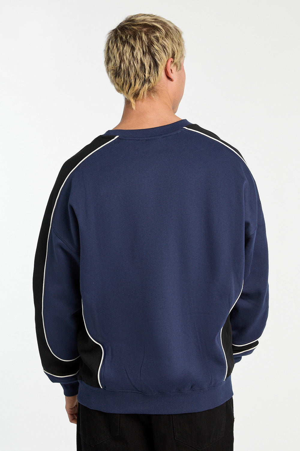 Mens Ford Colour Block Oversized Sweatshirt Mens Ford Colour Block Oversized Sweatshirt