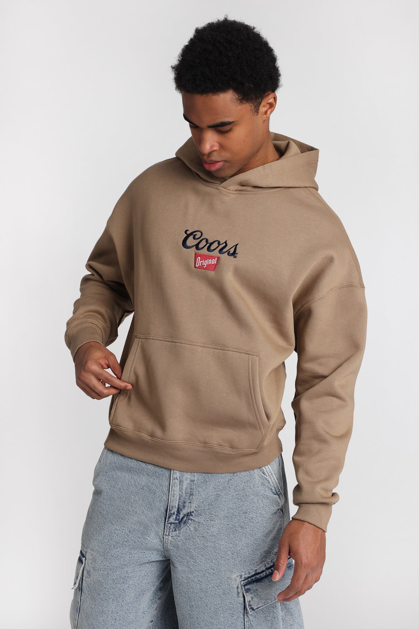 Coors Original Embroidered Hoodie - Tan /