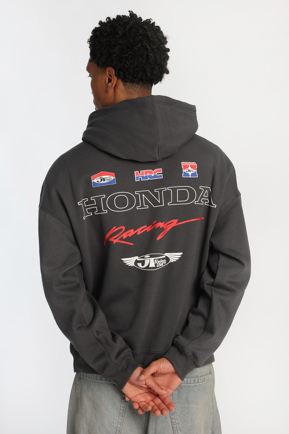 Haut à capuchon imprimé Honda Racing Haut à capuchon imprimé Honda Racing