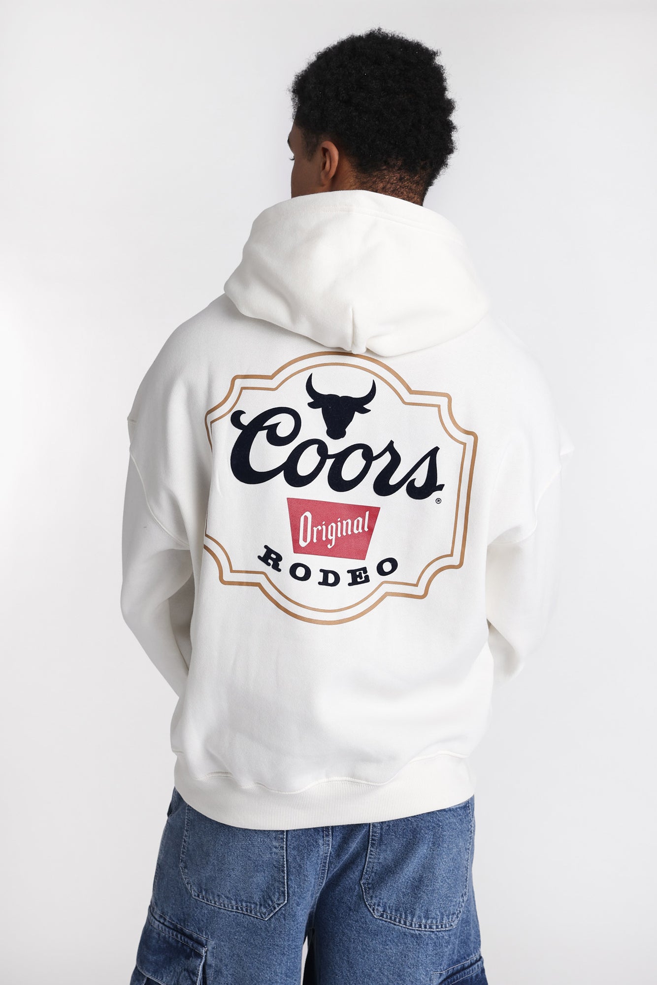 Coors Rodeo Graphic Hoodie - White /