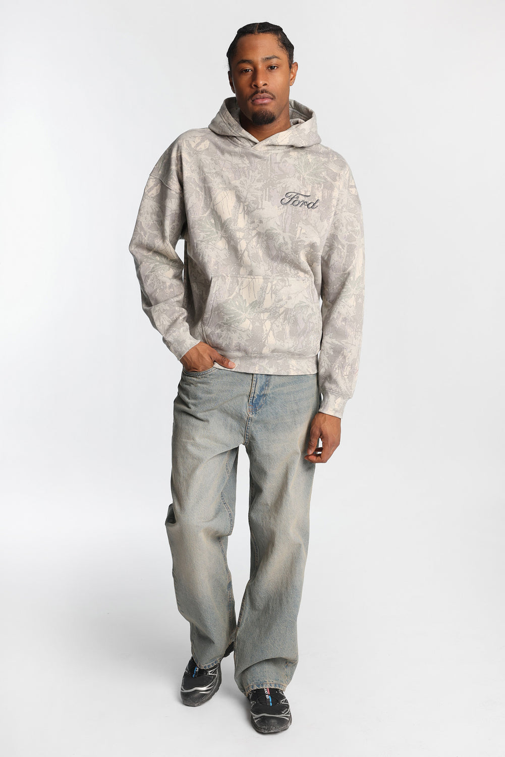 Ford F150 Tree Camouflage Embroidered Hoodie Ford F150 Tree Camouflage Embroidered Hoodie