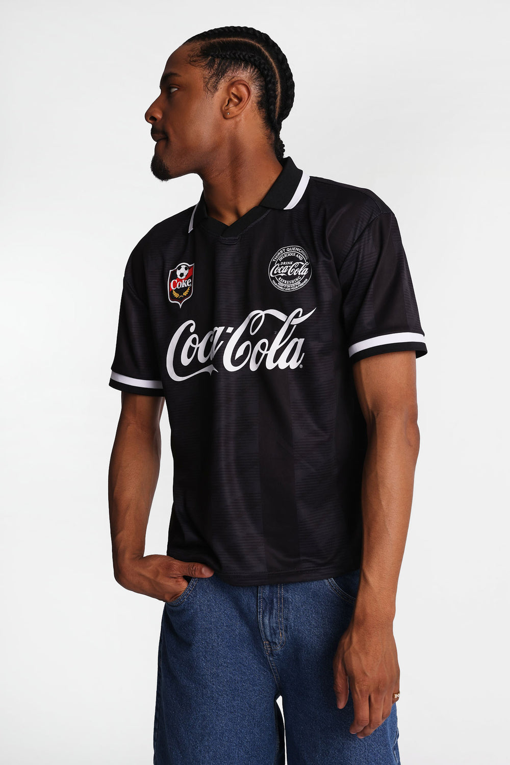 Maillot de soccer imprimé Coca-Cola Maillot de soccer imprimé Coca-Cola