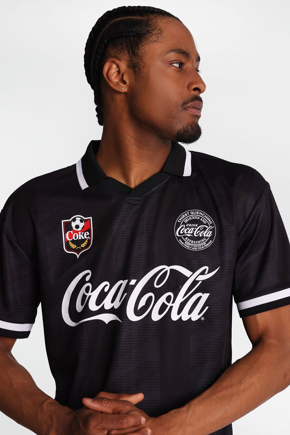 Maillot de soccer imprimé Coca-Cola Maillot de soccer imprimé Coca-Cola