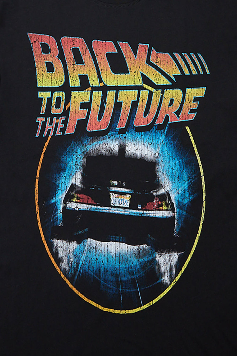Mens Back To The Future Graphic Oversized Tee Mens Back To The Future Graphic Oversized Tee