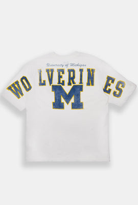 Mens University of Michigan Wolverines Oversized Tee