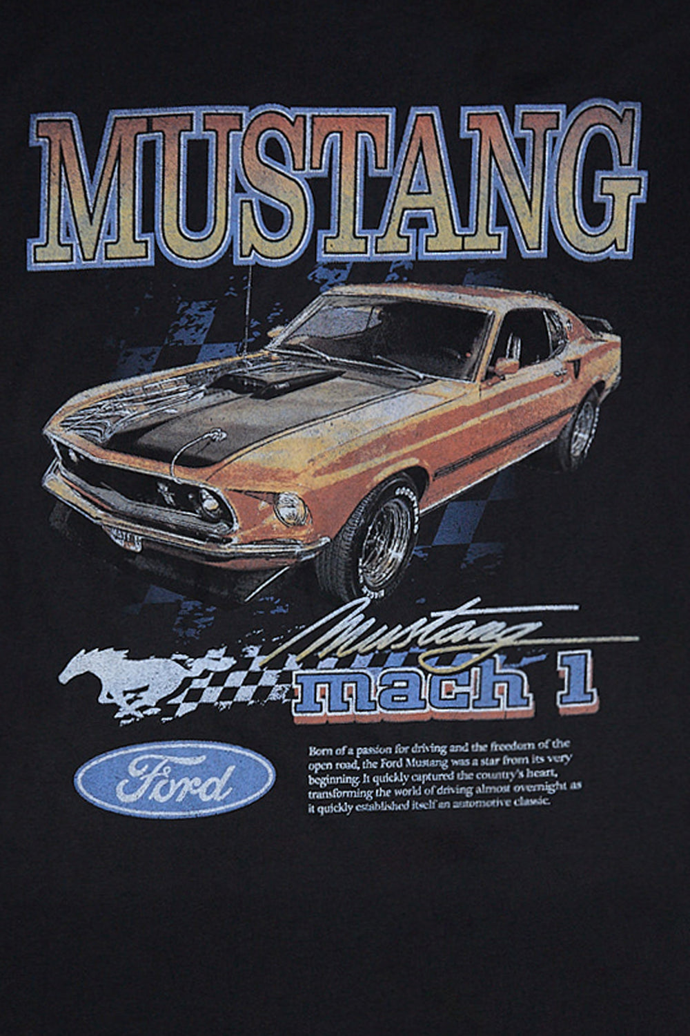 Mens Ford Mustang Graphic T-Shirt Mens Ford Mustang Graphic T-Shirt