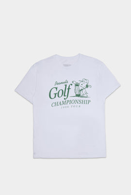 Mens Peanuts Golf Championship Graphic T-Shirt